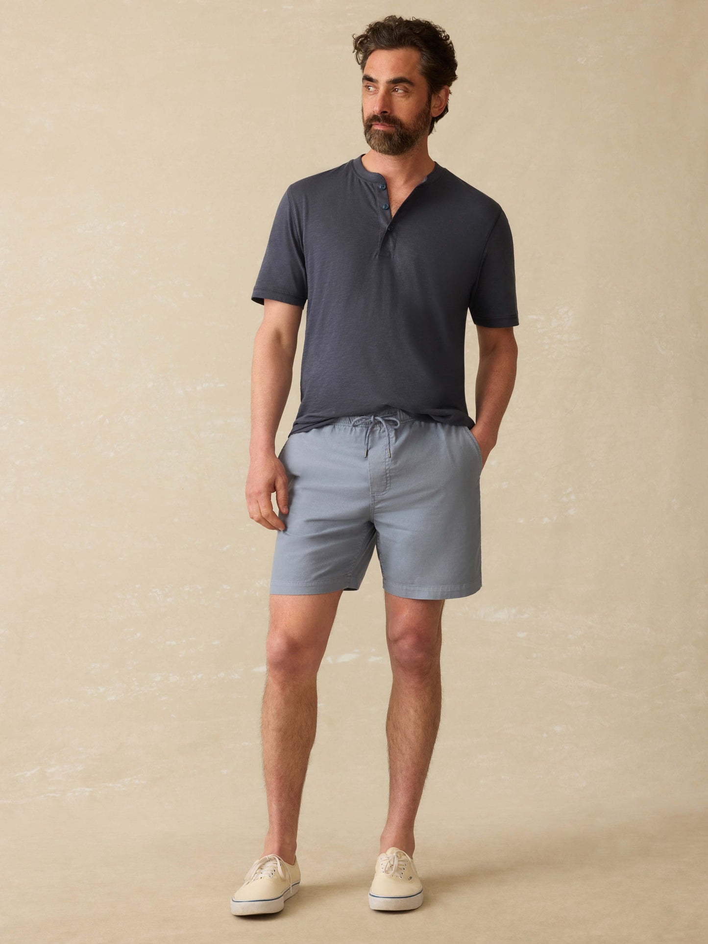 Essential Drawstring Short - Flintstone