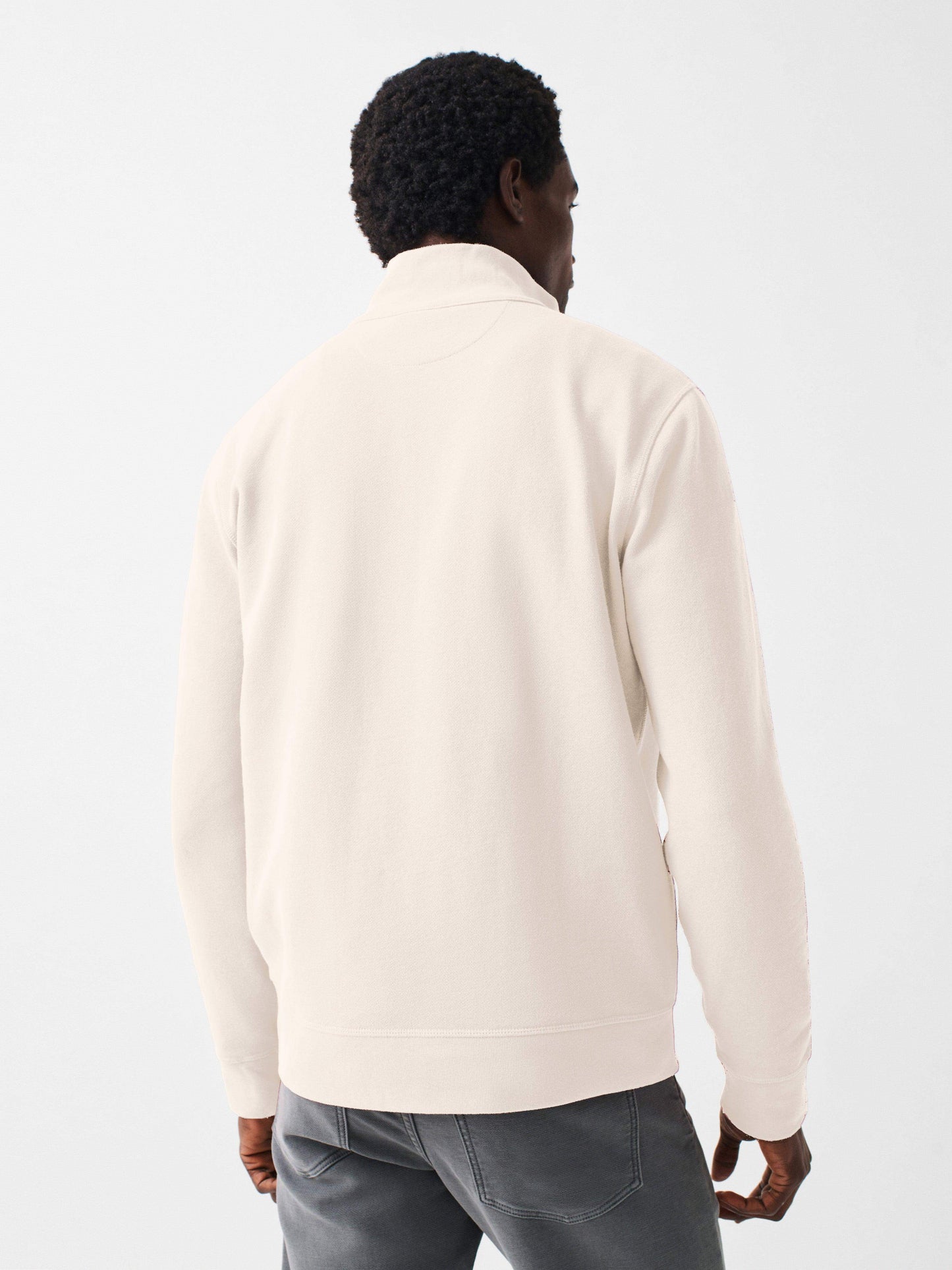 Martha's Vineyard Long-Sleeve Terry Quarter-Zip - Solar White