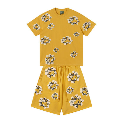 Denim Tears T shirt & Shorts 2 Piece Set