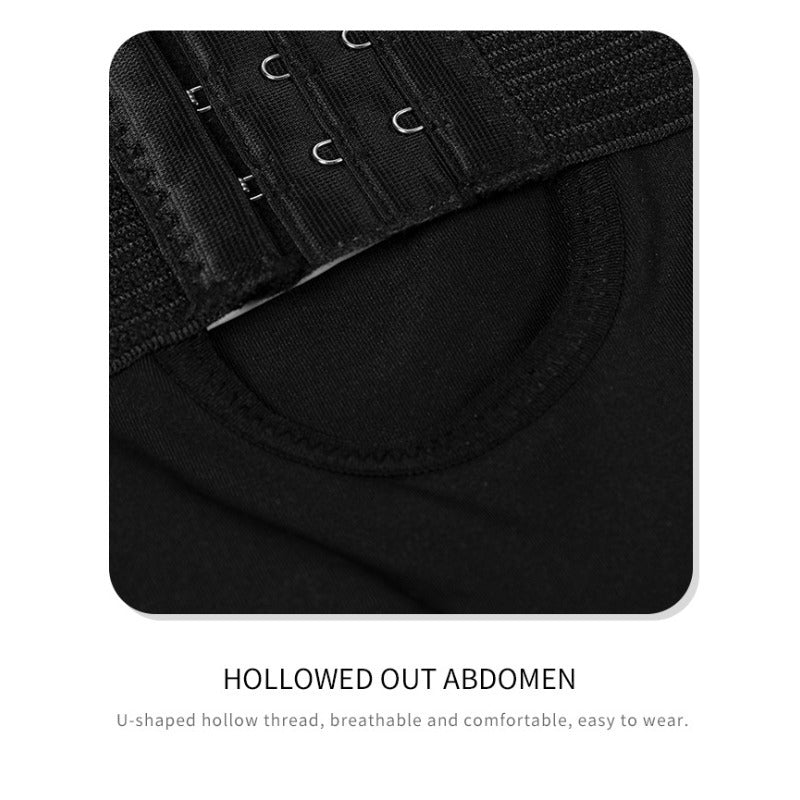 Butt lifter tummy control button shaping pants