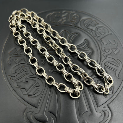 Chrome Hearts Necklace Cross Letter Necklace Vintage Men's and Women's Same