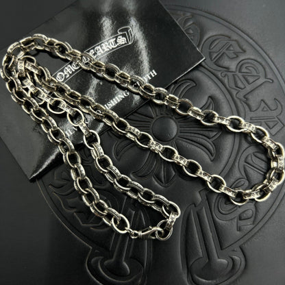 Chrome Hearts Necklace Cross Letter Necklace Vintage Men's and Women's Same